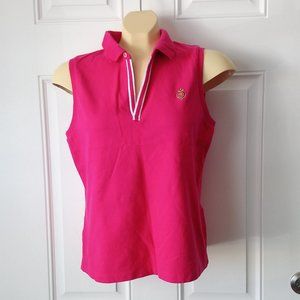 LAUREN RALPH LAUREN Sleeveless Indian Pink Top L